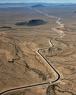 The Central Arizona Project carries water from the Colorado River to central and southern Arizona.