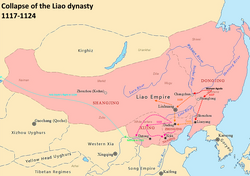 Collapse of the Liao dynasty (1117–1124)