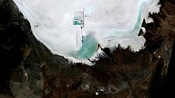 Lithium mine in the Salar de Uyuni
