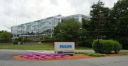 Previous Philips' North American headquarters in Andover, Massachusetts, June 2009