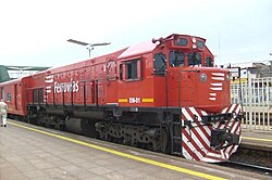Belgrano Norte line train in Grand Bourg