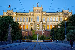 The Maximilianeum is the seat of the Bavarian State Parliament.