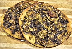 Za'atar manakish