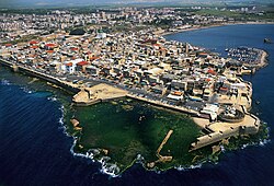 Skyline of Acre, where al-Jazzar established his headquarters