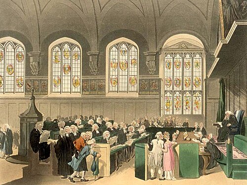 The Court of Chancery, which governed fiduciary relations in England prior to the Judicature Acts