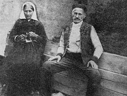 Gavrilo Princip's parents, Marija and Petar Princip c. 1927