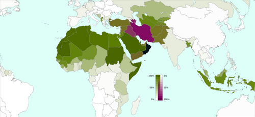 Islam by country Sunnī Shia Ibadi