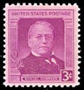 Samuel Gompers on a 1950 stamp