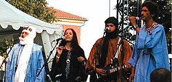 Tinariwen (Tuareg band) from Mali, taken at the Nice Jazz Festival in France