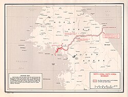 Map of the Korean DMZ