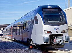 A Stadler FLIRT, owned by TEXRail