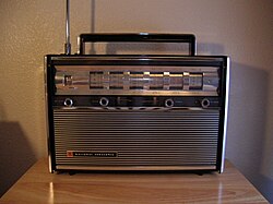 National Panasonic R3000 analog shortwave radio receiver, c. 1965[21]