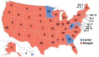 Results for the 1980 United States presidential election