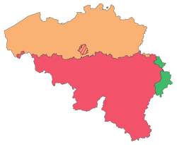 Communities of Belgium: Flemish & French Community / bilingual language area
