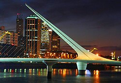 Puente de la Mujer in Puerto Madero