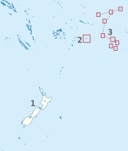 Associated states in relation to New Zealand: New ZealandNiueThe Cook Islands