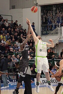 Cooley in Italy for the finals in FIBA Europe Cup 2018–2019