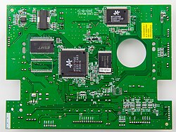 PCB of a DVD player