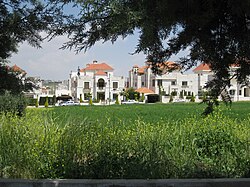 Spring in affluent Dabouq neighborhood in west Amman.