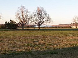 The site where the fort once stood