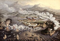 The 11-month siege of Sevastopol during the Crimean War