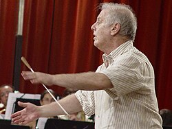 Conductor Daniel Barenboim