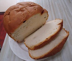Dalieba bread sold at Dashang Group's gourmet corner in Dalian (2018)