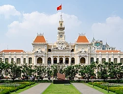 Ho Chi Minh City Hall is the administrative building of the city's government.