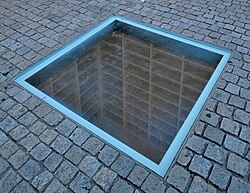 The Empty Library at the Bebelplatz (former Opernplatz) in Berlin, designed by Micha Ullman