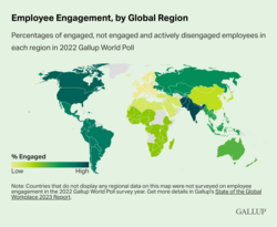 A Gallup opinion poll from 2023