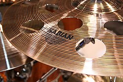 Sabian O-zone "vented" crash cymbal.