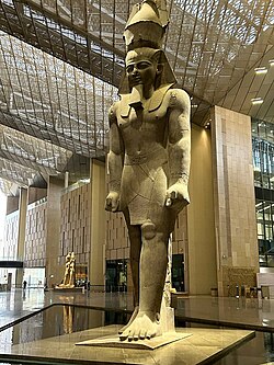 Statue of Ramesses II in the Grand Egyptian Museum, Giza, Egypt