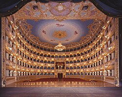 La Fenice opera house in the city