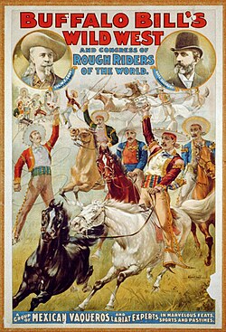 Mexican Vaqueros and "Lariat" Experts in Buffalo Bill's Wild West Show.