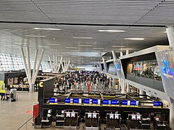 Check-in counters at International Terminal