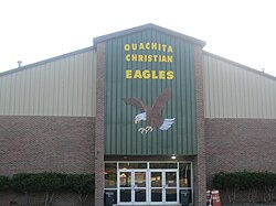 The Ouachita Christian School operates on this campus off U.S. Highway 165 in Monroe, Louisiana.