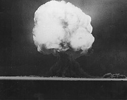 Uranium used to produce the United States' first atom bombs from 1942 to 1948 was processed by Linde Air Products in Tonawanda, New York.[11] This company originally had been founded as U.S. branch of the German “Gesellschaft für Linde´s Eismaschinen Aktiengesellschaft” in 1907, but had been expropriated in 1917 and was integrated into Union Carbide & Carbon Corporation.[3]: 82–83 The New York Times reported in 1981 that 37 million U.S. gallons (140 million liters) of radioactive caustic wastes from the Manhattan Project was dumped into nearby shallow wells specifically chosen "to hide the source of the contamination".[12] Active remediation of sites in Tonawanda was completed in 2013 and have been in a long-term surveillance and maintenance since 2017.[13]