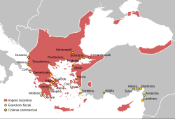 The commercial ports included in the chrysobull of 1082.