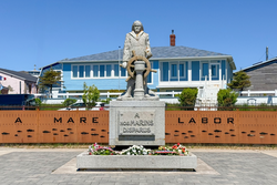 Monument to Saint Pierre’s sailors lost at sea in Square Joffre