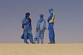 Tuaregs at the January 2012 Festival au Désert in Timbuktu, just before the MNLA launched the Azawadian rebellion later in the same month