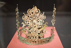 Gilt-bronze Crown of Paekche from the Sinchon-ri tumulus