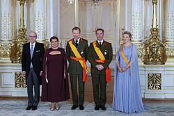 Frieden at the abdication of Grand Duke Henri in October 2025
