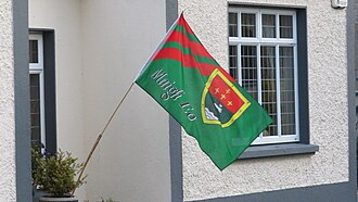 A Mayo flag flying on the day of the 2017 All-Ireland SFC final