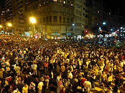200,000 people took part in a cacerolazo against Kirchner