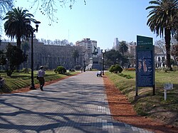 Plaza San Martín (facing northeast)