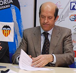35th president of Valencia Manuel Llorente