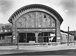 View of Wholesale Fruit Market, former GWR rail station