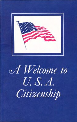 A Welcome to United States Citizenship