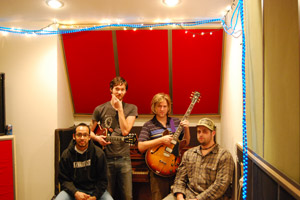The band in 2007. L-R: Manuel Carrero, David Soloway, Chris Conley, Durijah Lang