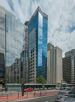 Skyscraper hosting Petrobras' offices in Paulista Avenue, São Paulo.